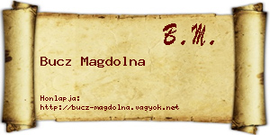 Bucz Magdolna névjegykártya